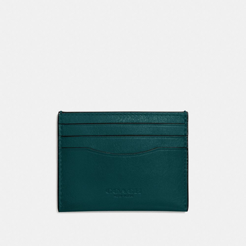 COACH CARD CASE - FOREST - f57101