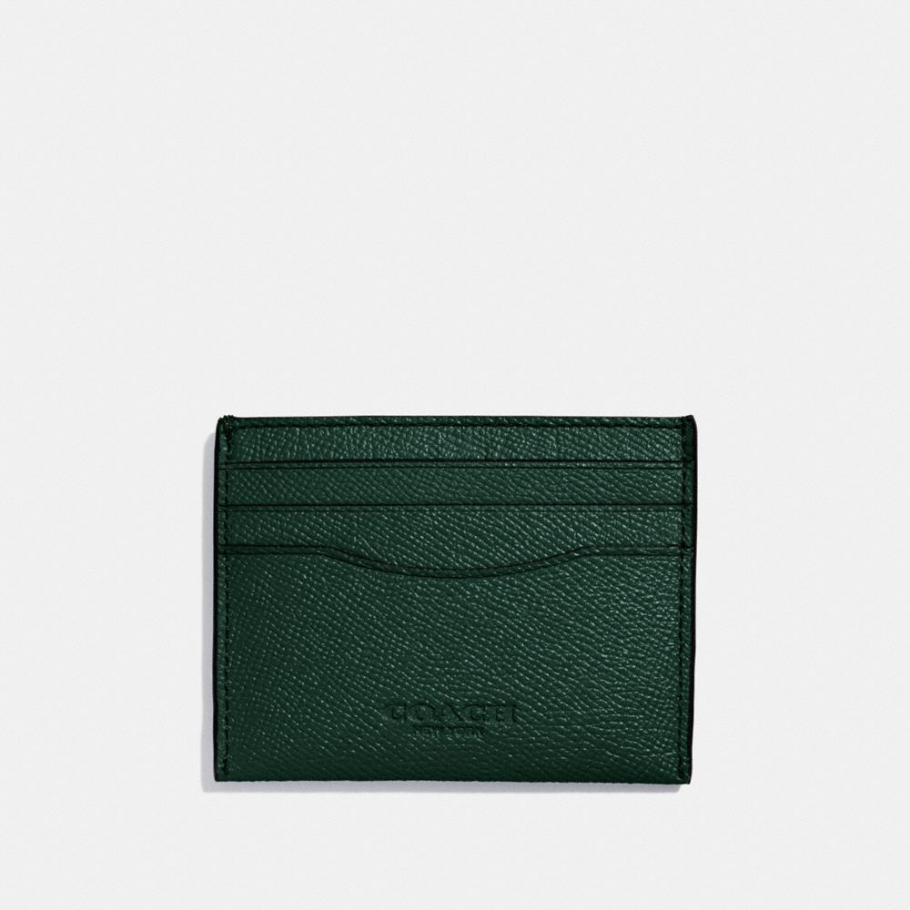 COACH F57102 - CARD CASE RACING GREEN