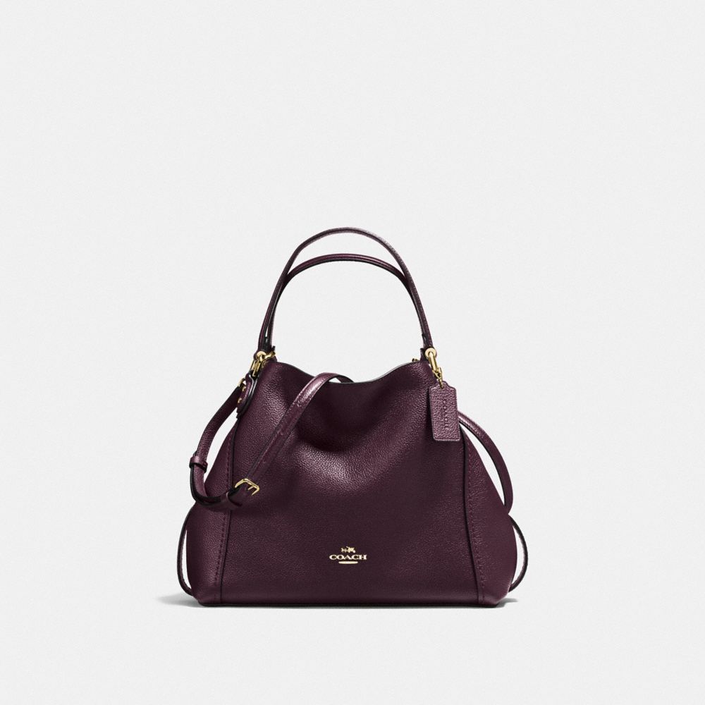 COACH F57124 EDIE SHOULDER BAG 28 LI OXBLOOD COACH NEW ARRIVALS