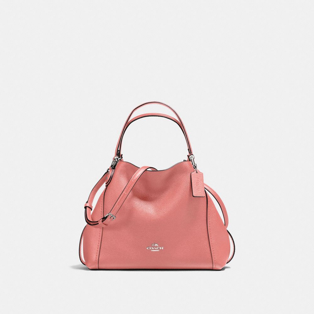 EDIE SHOULDER BAG 28 - F57124 - SV/BRIGHT CORAL