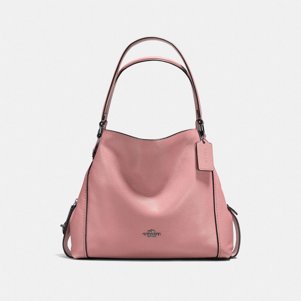 COACH F57125 EDIE SHOULDER BAG 31 DK/DUSTY-ROSE