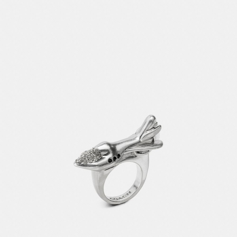 COACH f57189 ROCKET RING SILVER