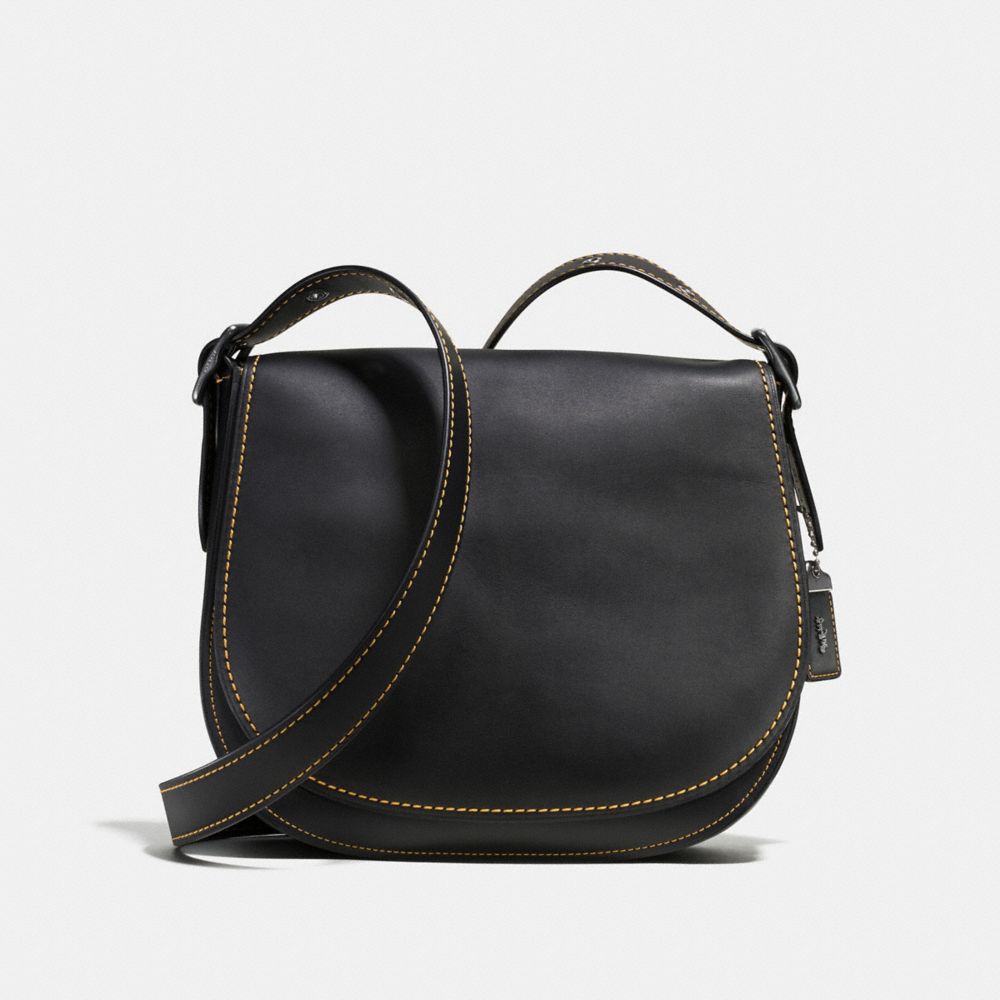 COACH SADDLE - BLACK/BLACK COPPER - F57209