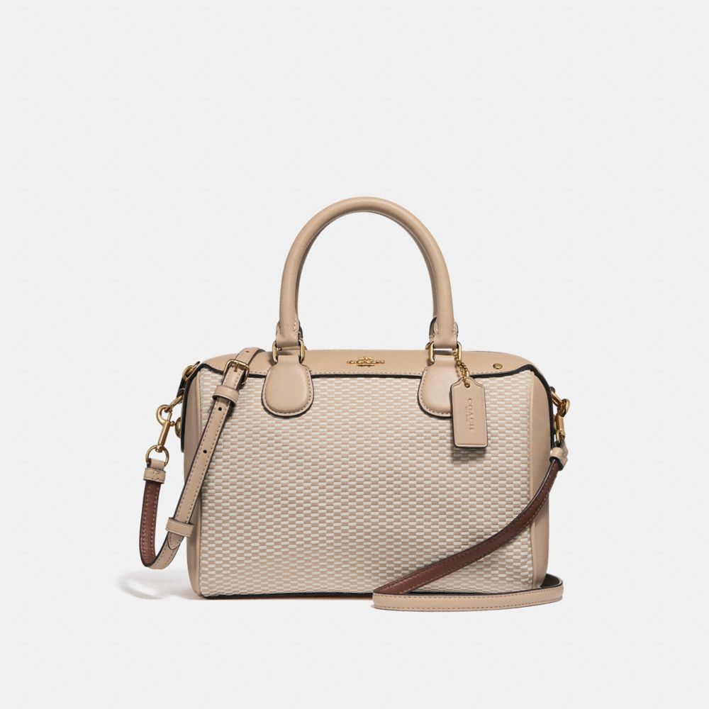 COACH MINI BENNETT SATCHEL - MILK/BEECHWOOD/LIGHT GOLD - F57242