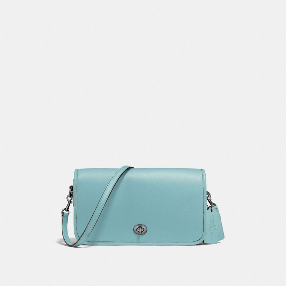 RILEY CROSSBODY - COACH f57325 - Cloud/DARK GUNMETAL