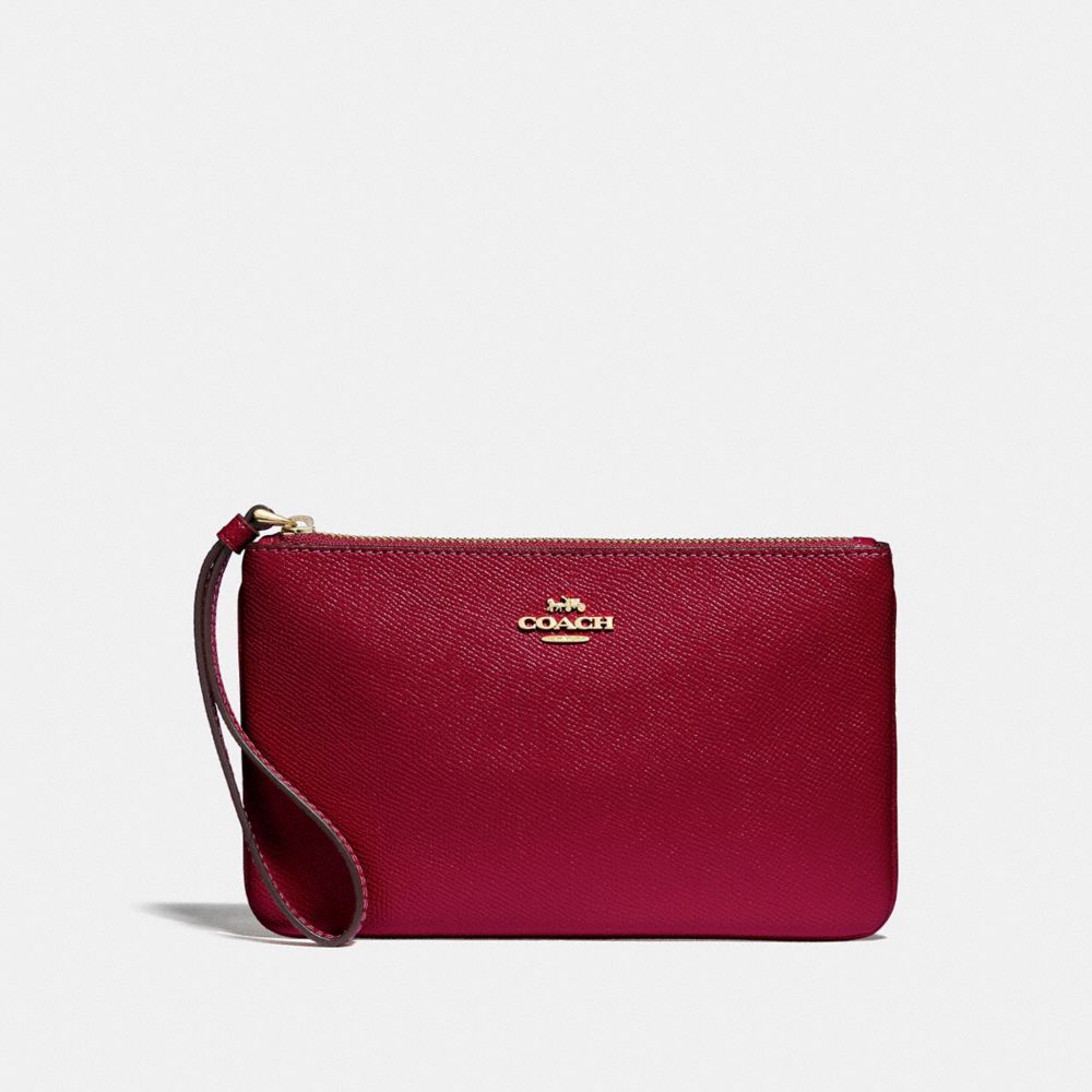 LARGE WRISTLET - CHERRY /LIGHT GOLD - COACH F57465