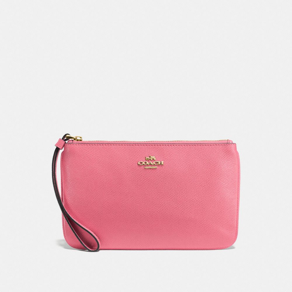 COACH F57465 - LARGE WRISTLET PEONY/LIGHT GOLD