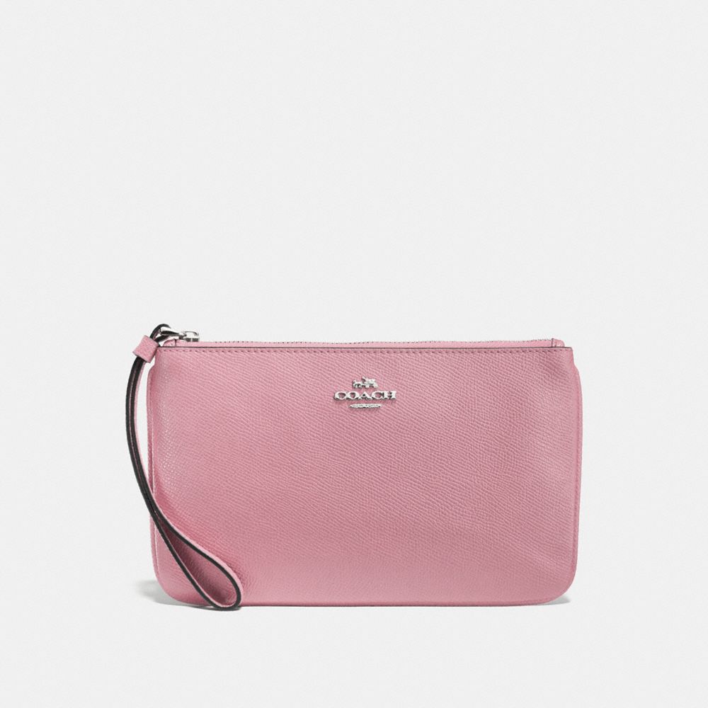 COACH LARGE WRISTLET - DUSTY ROSE/SILVER - F57465