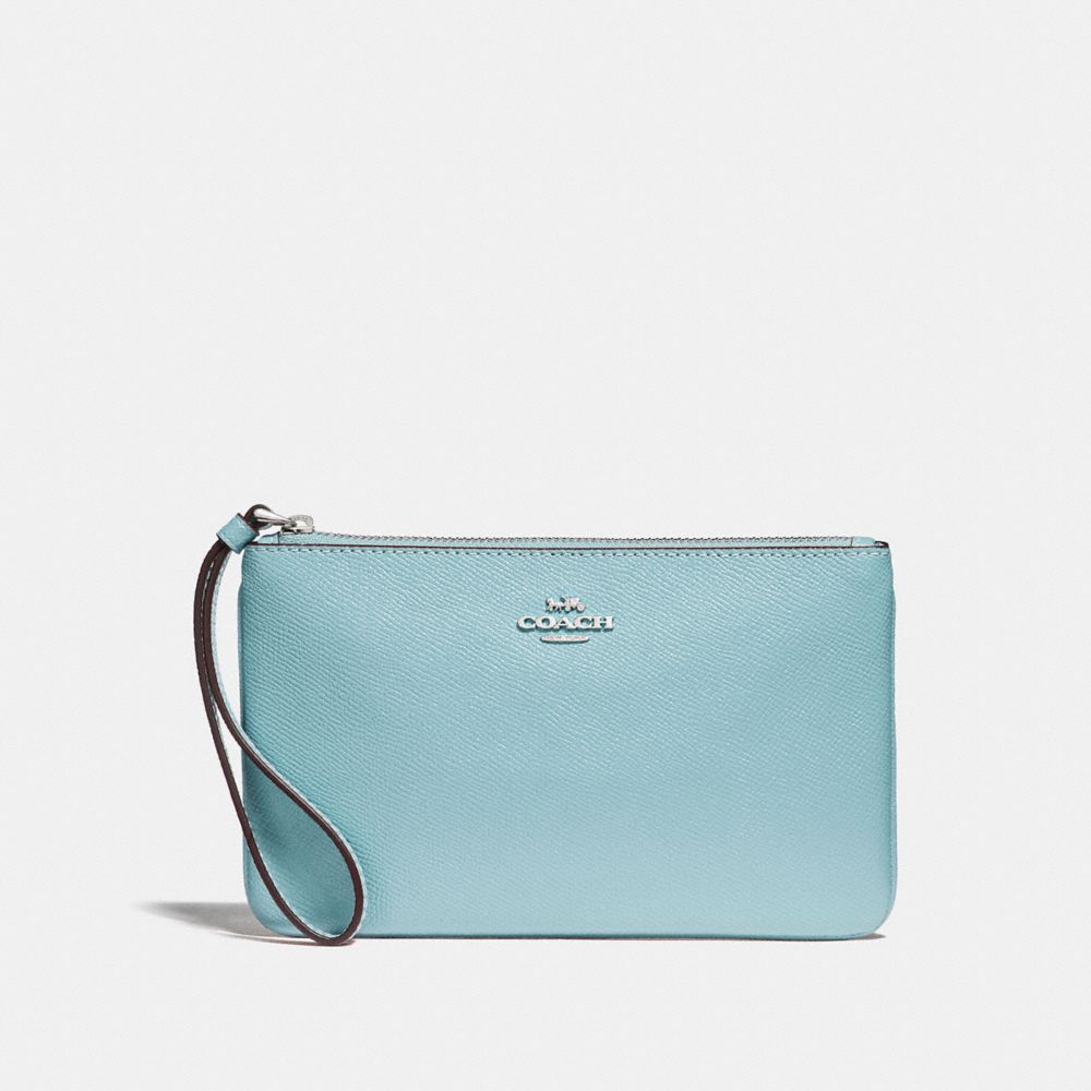 COACH LARGE WRISTLET - CLOUD/SILVER - F57465