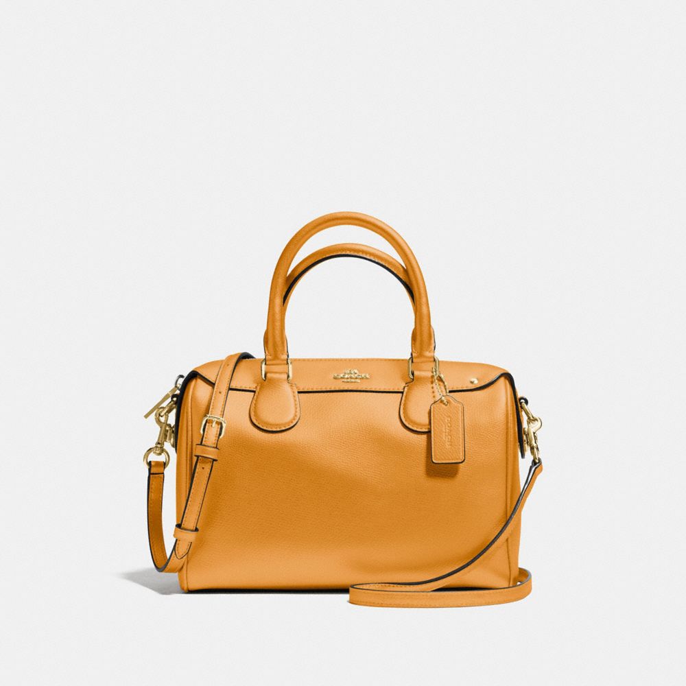 COACH F57521 MINI BENNETT SATCHEL GOLDENROD/LIGHT-GOLD