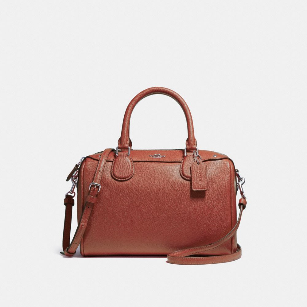 COACH MINI BENNETT SATCHEL - TERRACOTTA 2/LIGHT GOLD - f57521