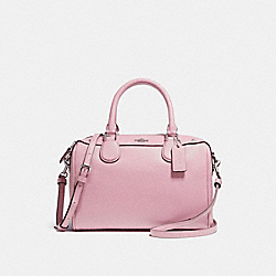MINI BENNETT SATCHEL - COACH f57521 - SILVER/BLUSH 2