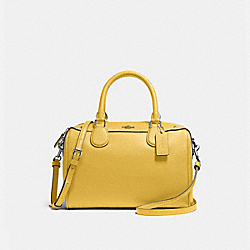 MINI BENNETT SATCHEL - COACH f57521 - CANARY 2/SILVER