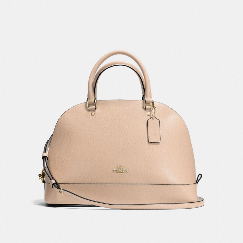 COACH F57524 Sierra Satchel LIGHT GOLD/BEECHWOOD