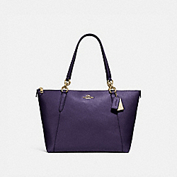 AVA TOTE - F57526 - DARK PURPLE/IMITATION GOLD