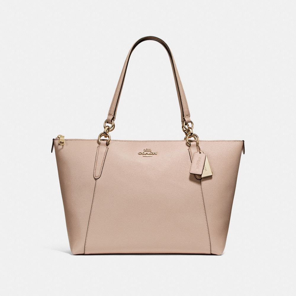 COACH AVA TOTE - NUDE PINK/LIGHT GOLD - f57526