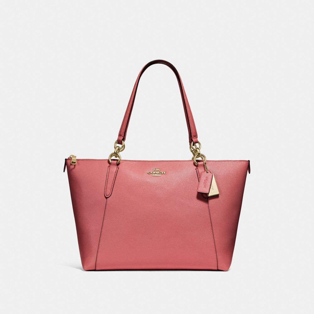 AVA TOTE - F57526 - ROSE PETAL/IMITATION GOLD