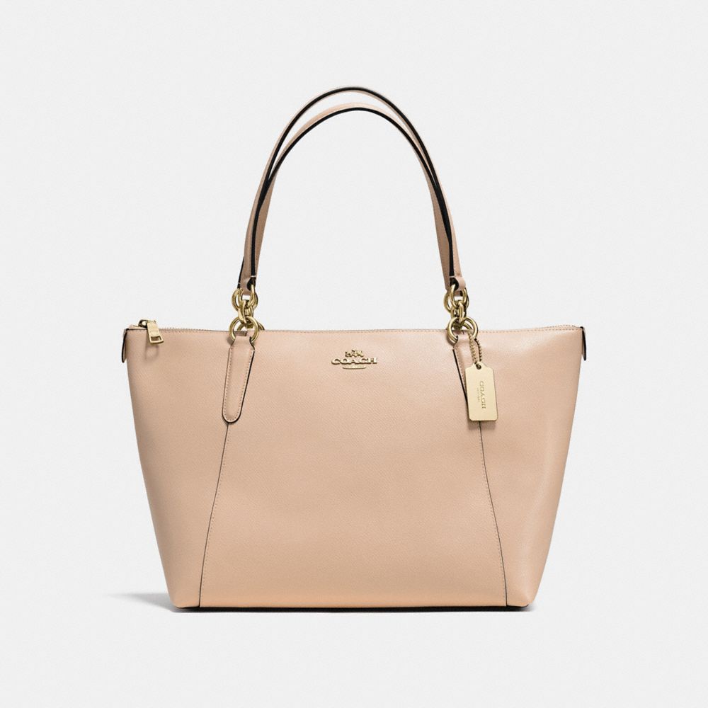 coach leather ava tote