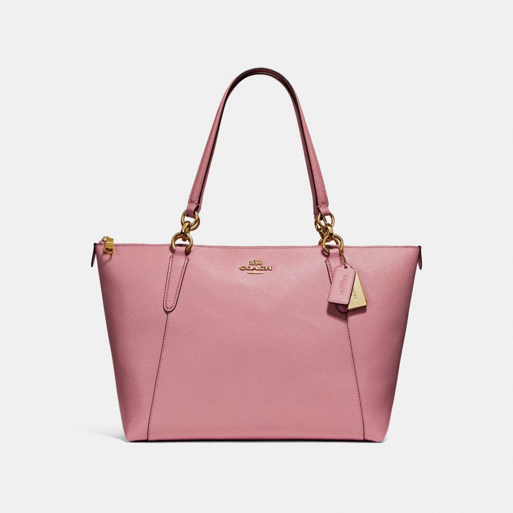 AVA TOTE - f57526 - Vintage Pink/LIGHT GOLD