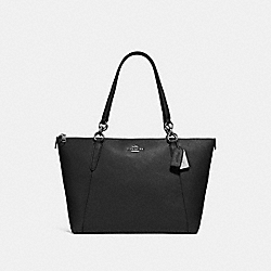 AVA TOTE - BLACK/SILVER - COACH F57526