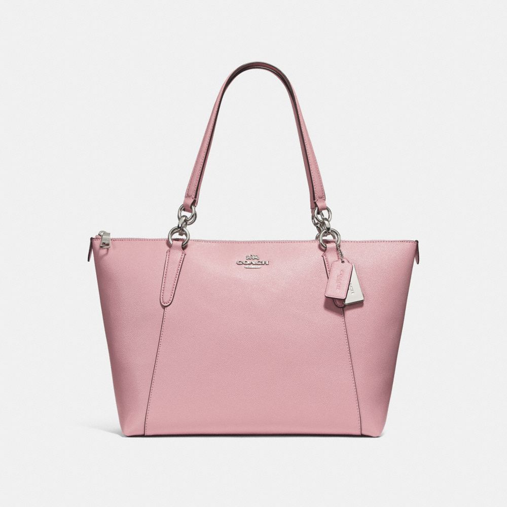 AVA TOTE - f57526 - BLUSH 2/SILVER