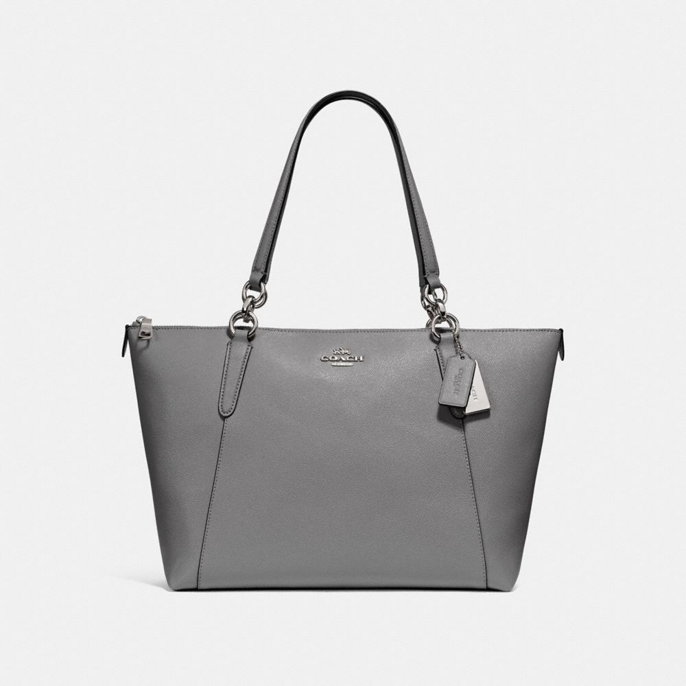 AVA TOTE - F57526 - HEATHER GREY/SILVER