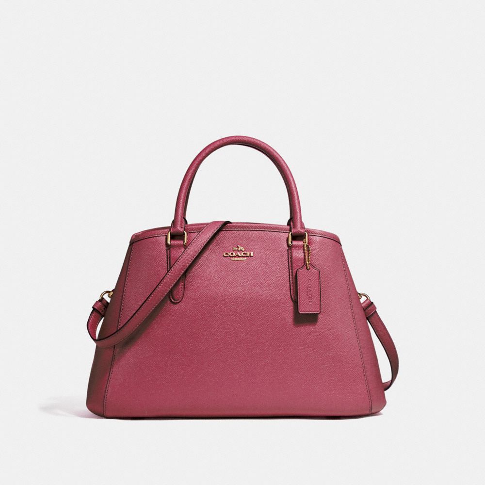 COACH F57527 SMALL MARGOT CARRYALL LIGHT-GOLD/ROUGE