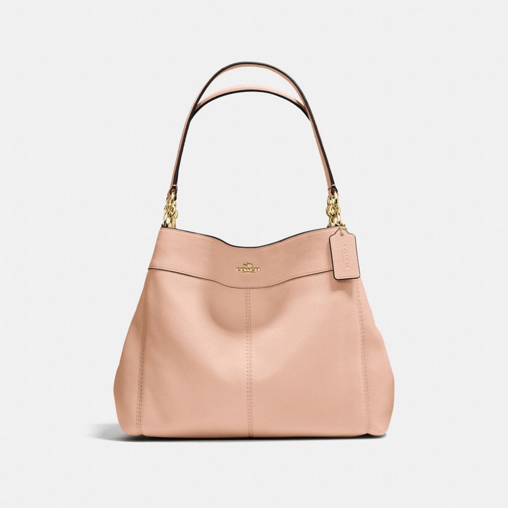 LEXY SHOULDER BAG - f57545 - LIGHT GOLD/NUDE PINK