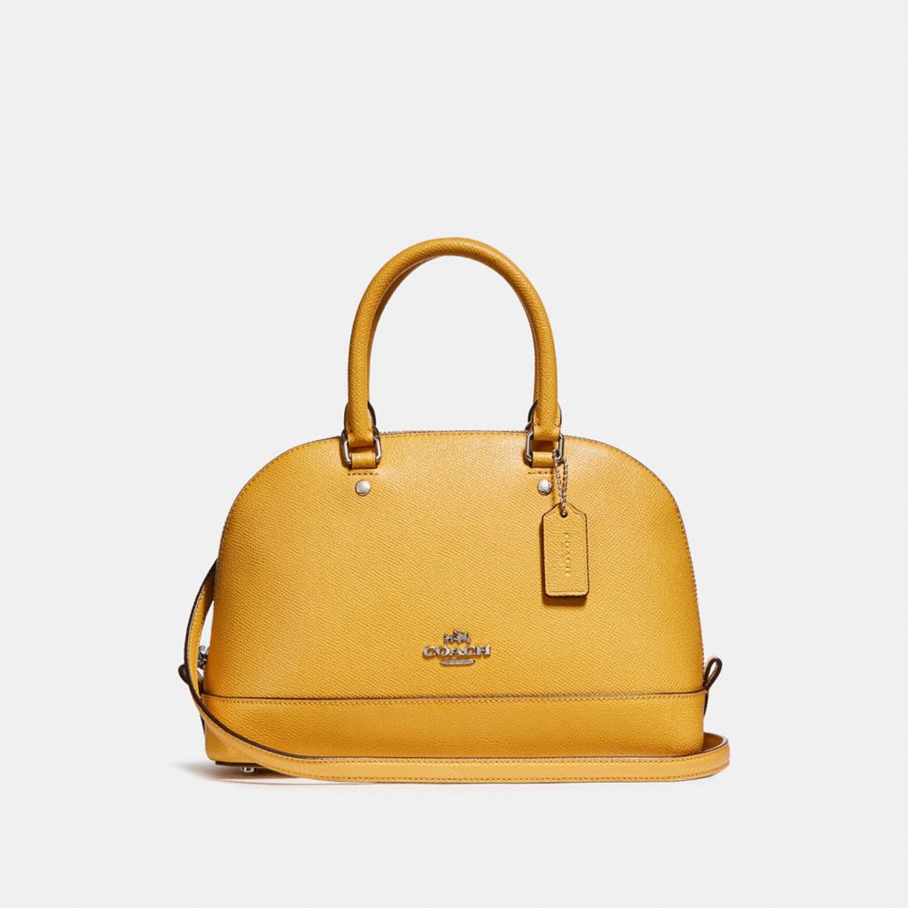 COACH F57555 - MINI SIERRA SATCHEL SILVER/MUSTARD 2