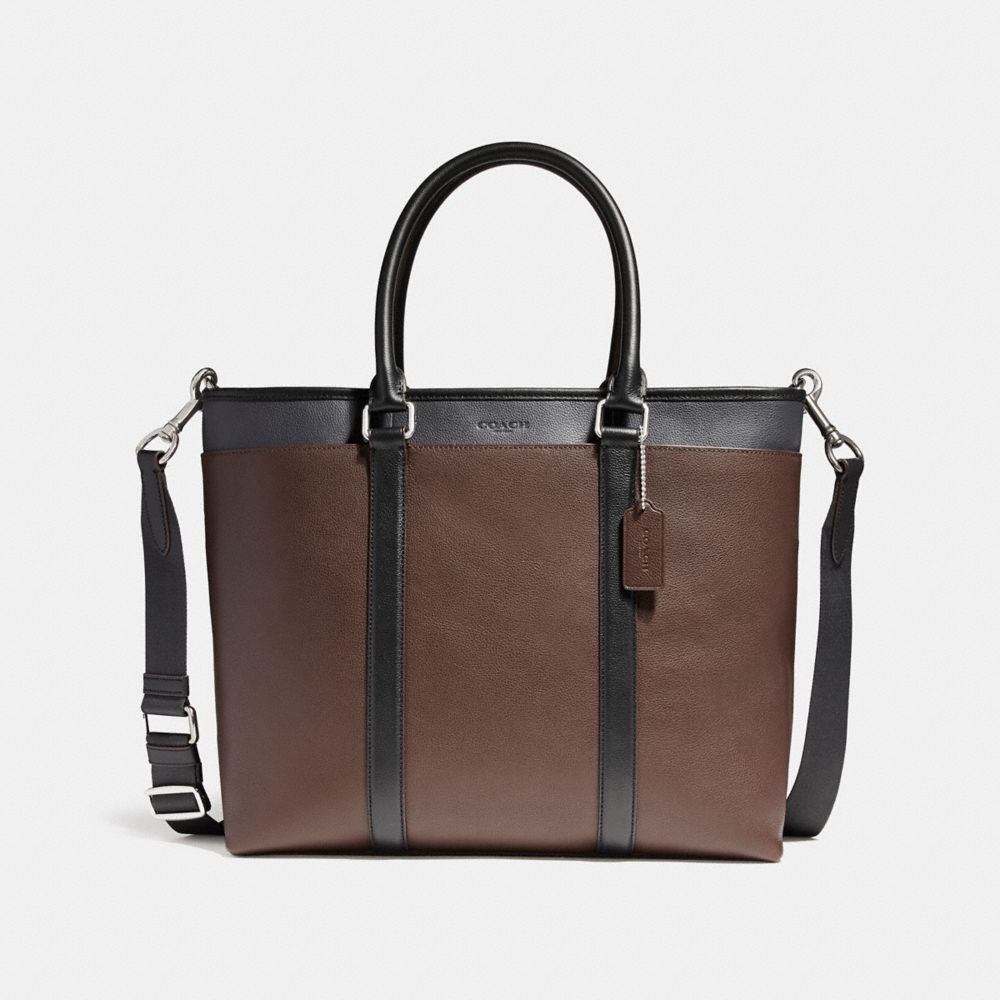 COACH F57568 PERRY BUSINESS TOTE IN COLORBLOCK NIN05