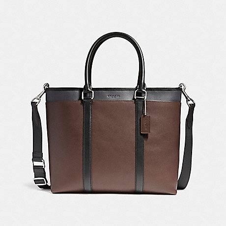 COACH F57568 PERRY BUSINESS TOTE IN COLORBLOCK NIN05