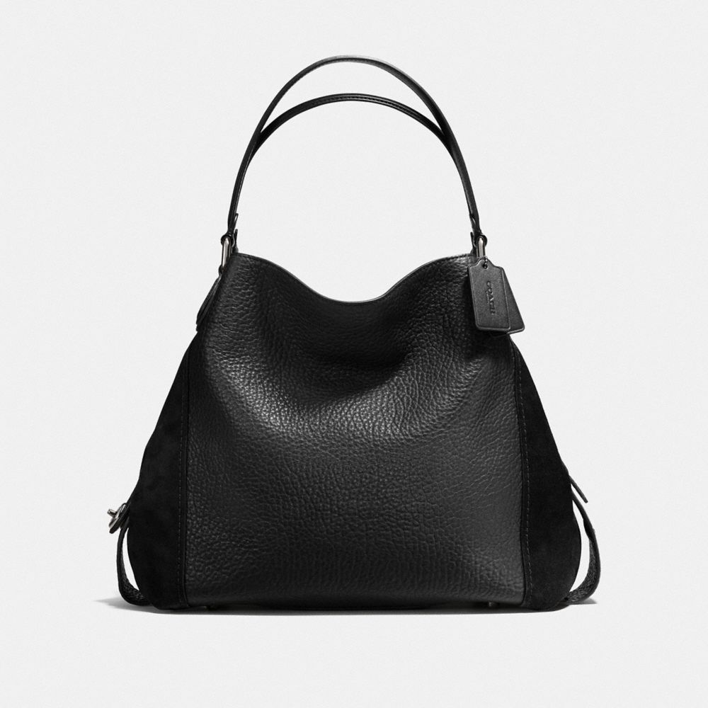 COACH F57647 - EDIE SHOULDER BAG 42 DK/BLACK