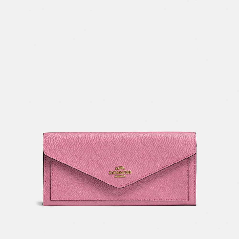 SOFT WALLET - B4/ROSE - COACH F57715