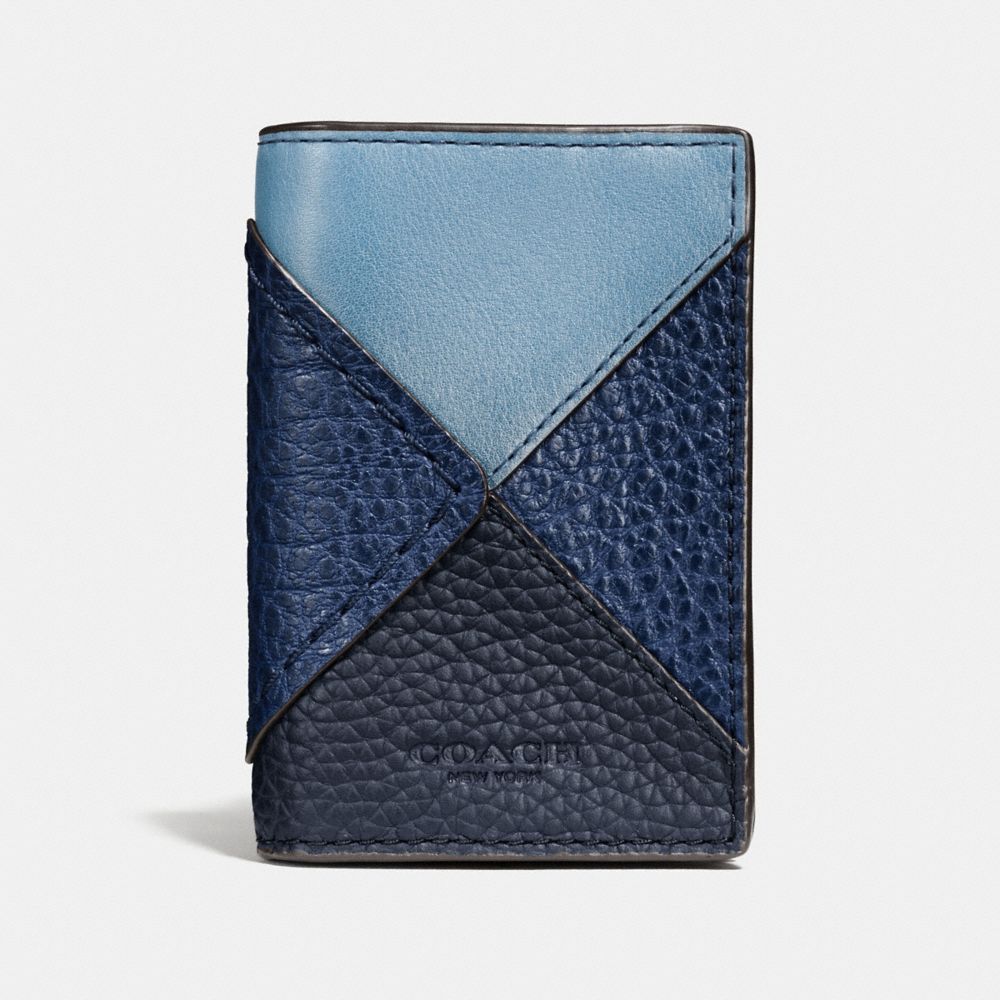 COACH F57747 BIFOLD CARD CASE BLUE-MULTI