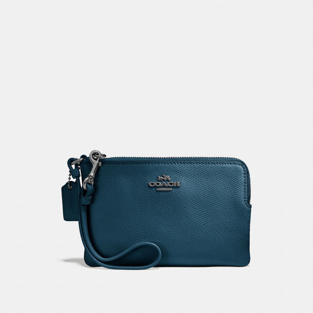 COACH SMALL WRISTLET - MINERAL/DARK GUNMETAL - f57768