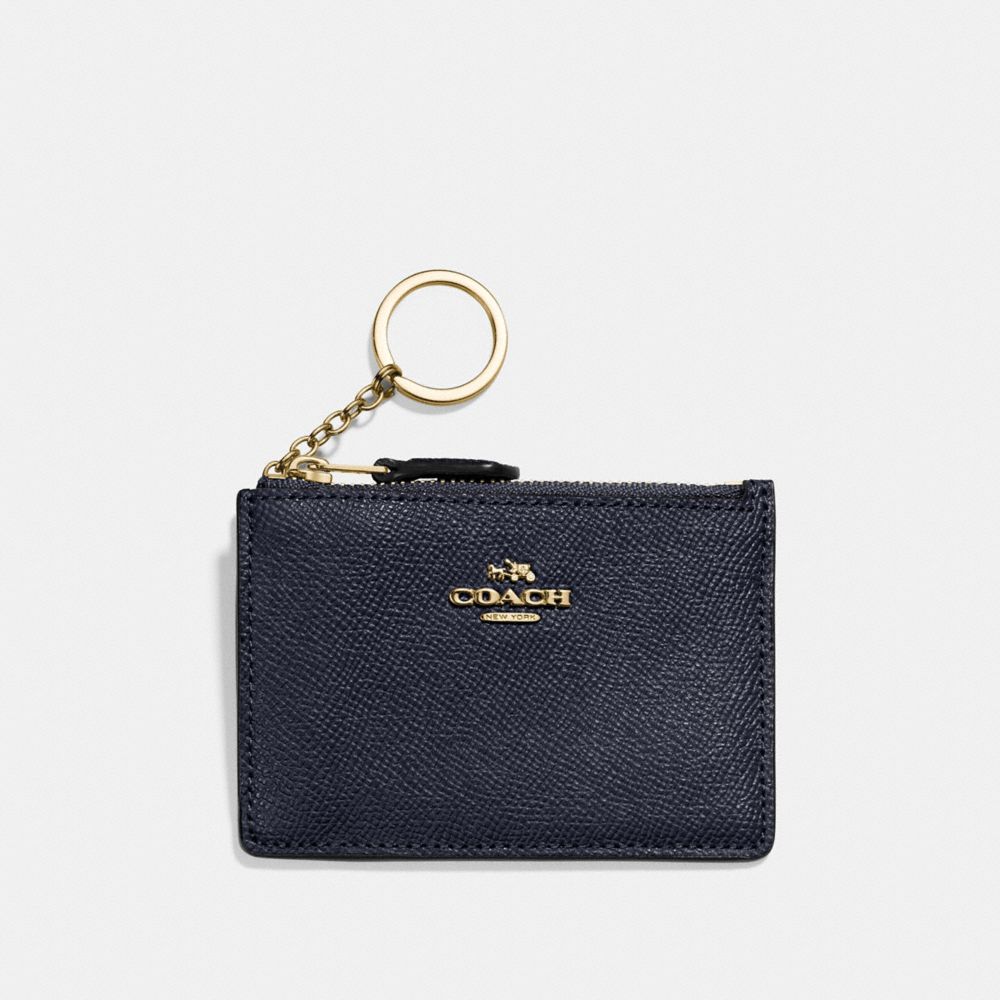 COACH F57841 MINI SKINNY ID CASE LI/NAVY