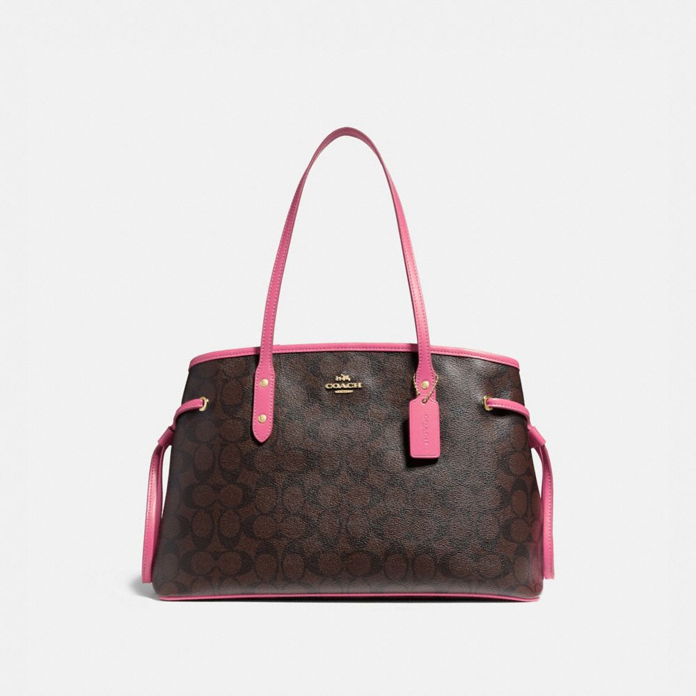 coach drawstring carryall