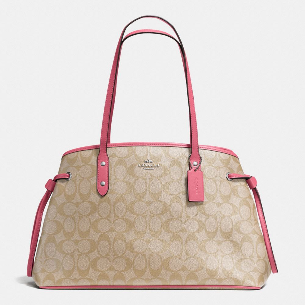 Coach f57842 drawstring carryall in signature hot sale