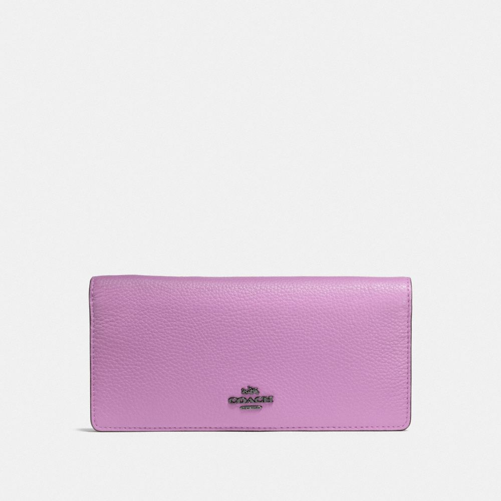 SLIM WALLET - F57873 - LILY/DARK GUNMETAL