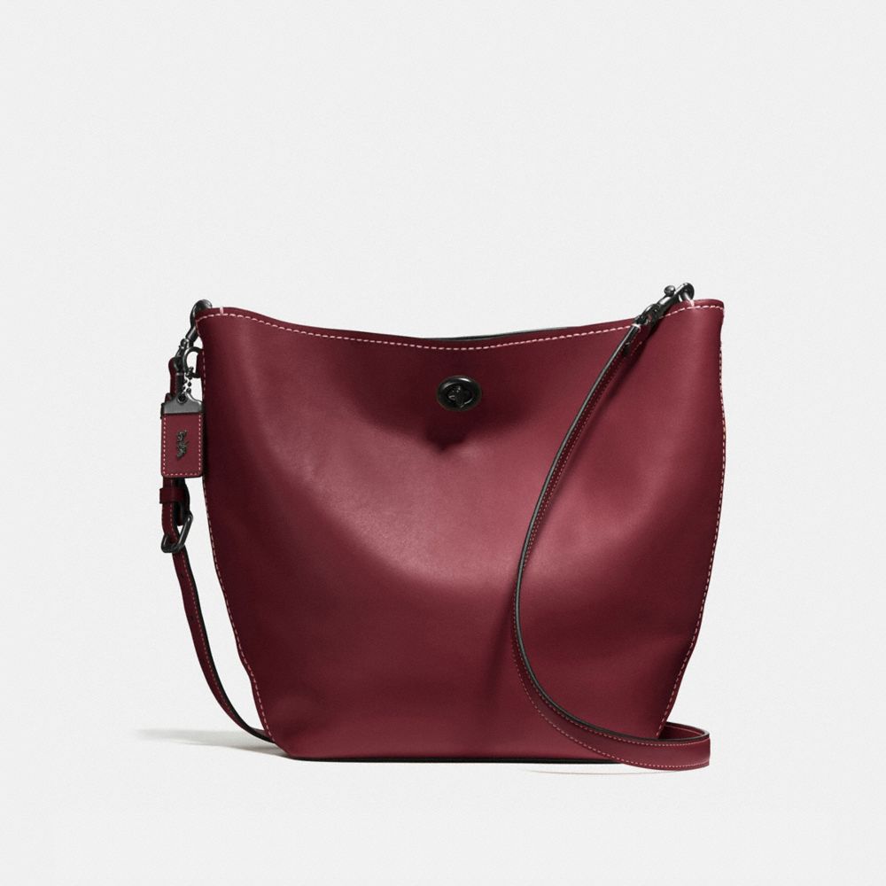 DUFFLE SHOULDER BAG - f58017 - bordeaux/black copper