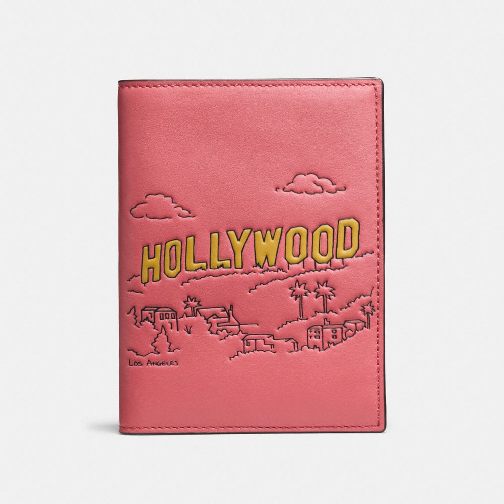 COACH F58027 Passport Case LOS ANGELES