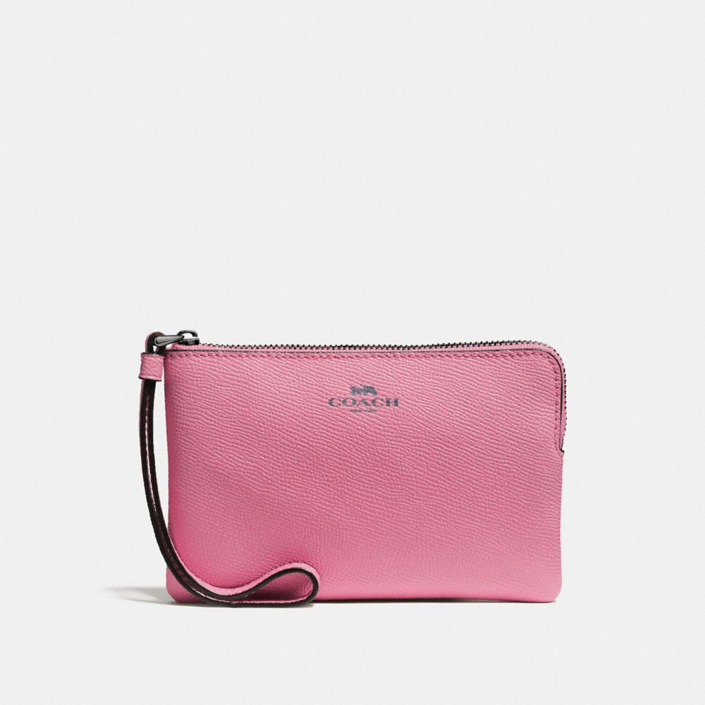 COACH CORNER ZIP WRISTLET - QBPIN - f58032