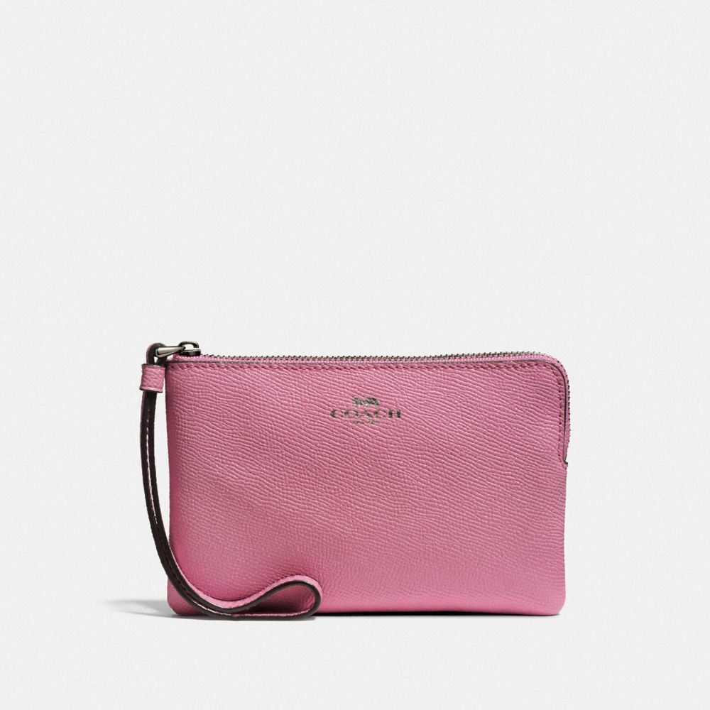 COACH F58032 - CORNER ZIP WRISTLET QB/PINK ROSE