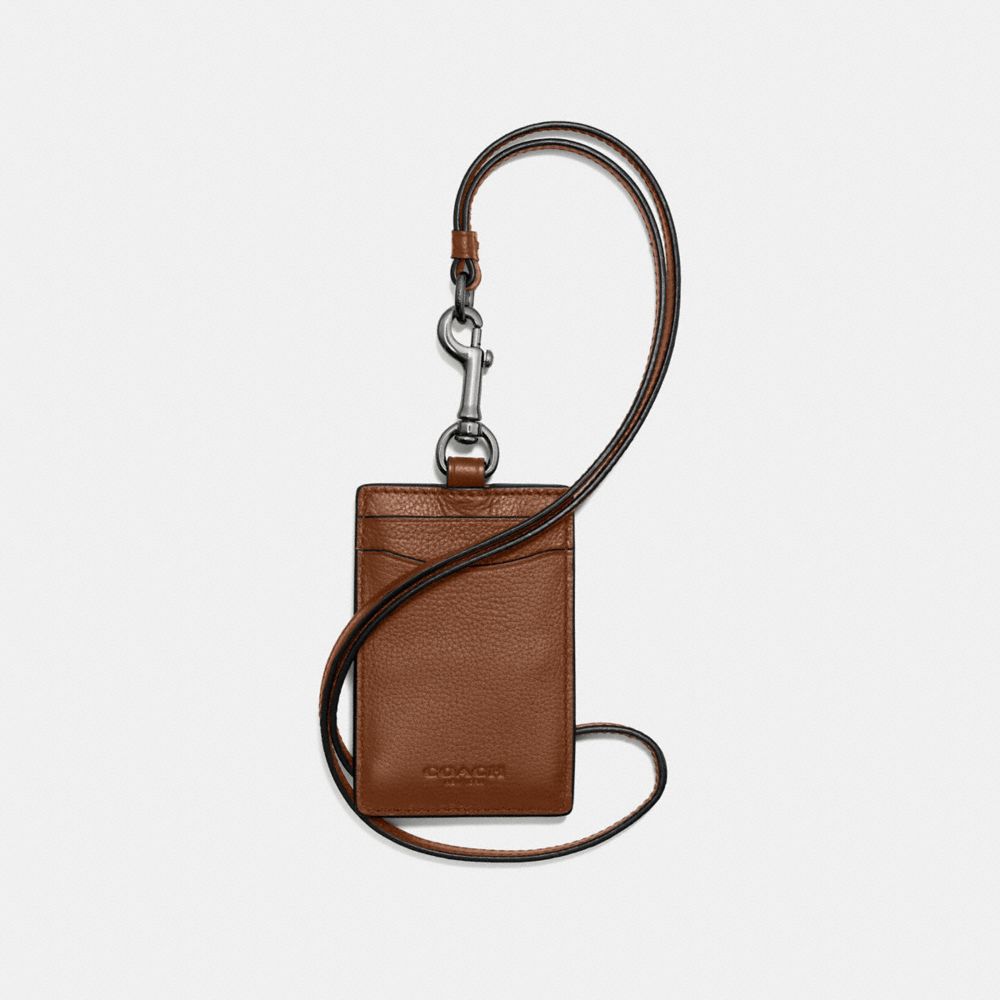 ID LANYARD - DARK SADDLE - COACH F58114