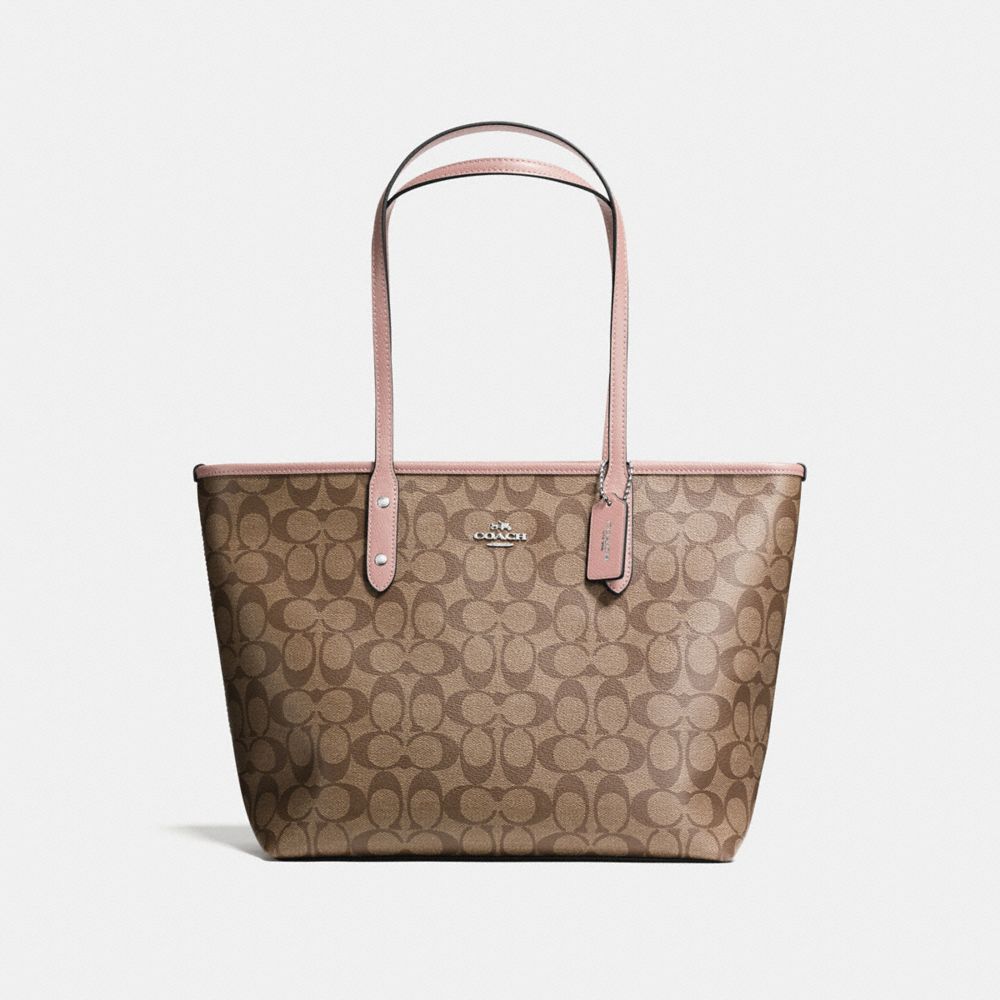 coach signature city tote