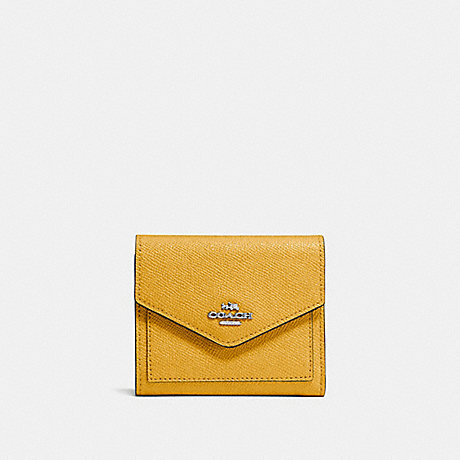 COACH SMALL WALLET - SV/MAIZE - F58298