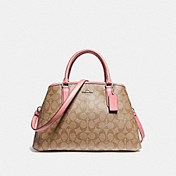 COACH F58310 Small Margot Carryall SILVER/KHAKI BLUSH 2