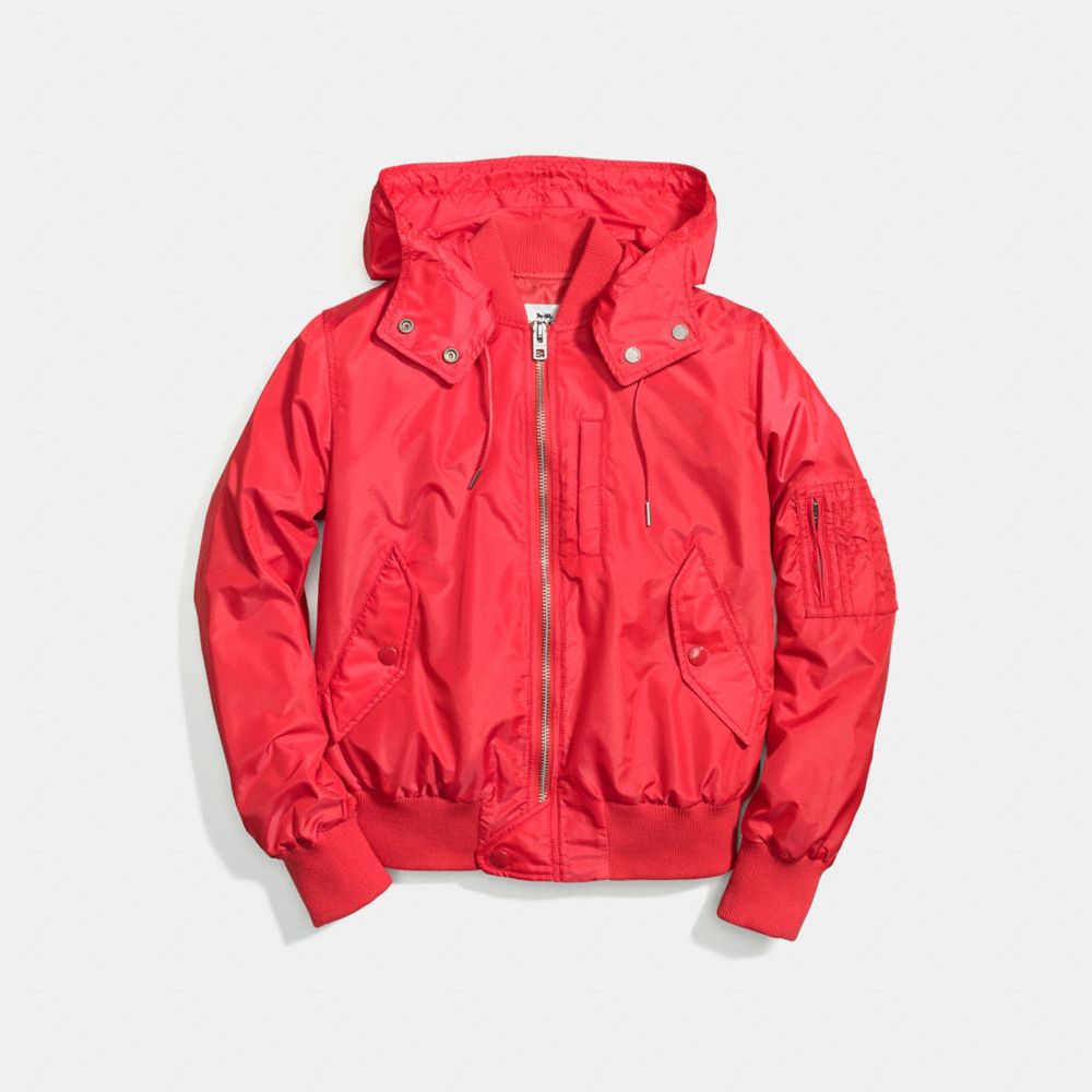 MA-1 JACKET - COACH f58346 - BRIGHT RED