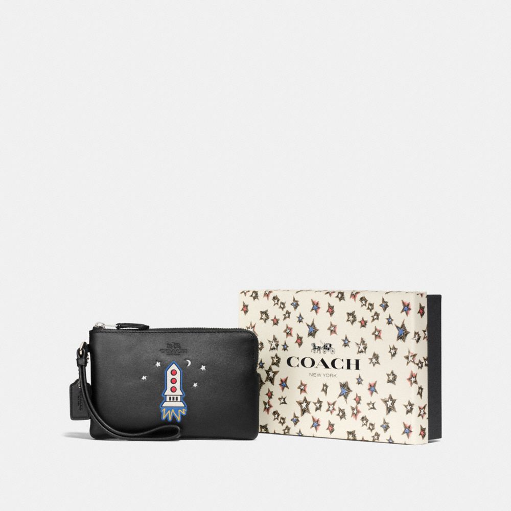 BOXED SMALL WRISTLET - SV/BLACK - COACH F58365