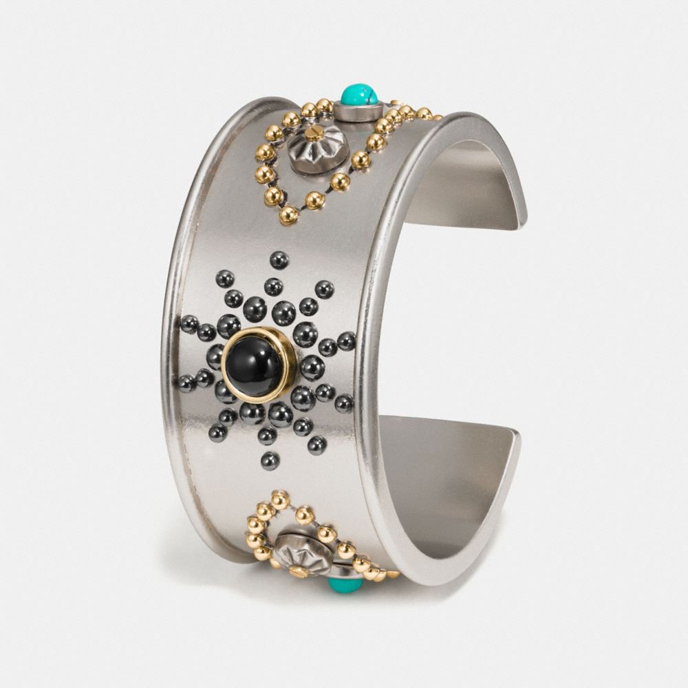 WESTERN RIVETS WIDE CUFF - MULTICOLOR/SILVER - COACH F58484